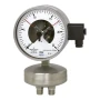 Wika Differential Pressure Gauge with Capsule Element Model 736.51.160 with Alarm-Contact Model 821.1, 0…6 mbar, 160 mm(6