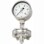 Wika Pressure Gauge Per En 837-1 With Mounted Diaphragm Seal, DSS10M, With Threaded Connection, Threaded Design