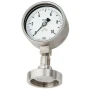 Wika Pressure Gauge Per En 837-1 With Mounted Diaphragm Seal, DSS18F, With Milk Thread Fitting
