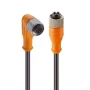 Wika Pre-Assembled Cable, EZE53, With M12 X 1 Mating Connector