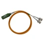 Echo Ultrasonics BNC to Microdot SuperFlex Dual Cable, BNCDS
