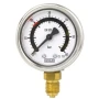 Wika Bourdon Tube Pressure Gauge With Switch Contacts, PGS21, Stainless Steel Case, Ns 40 [1 ½
