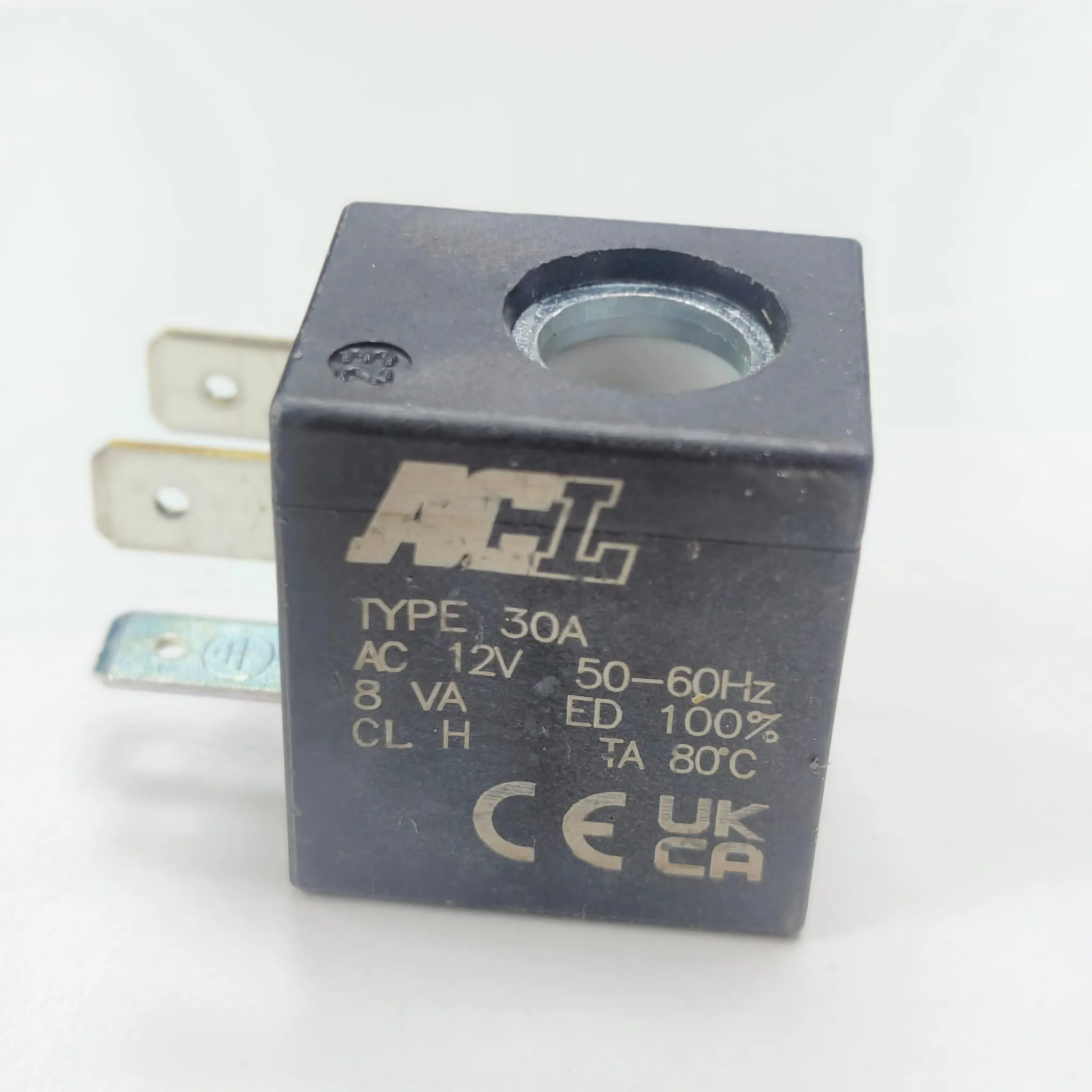 ACL Series 3 Coil with Connector, 12V AC, 50/60Hz for Solenoid Valves, 30A - image 3