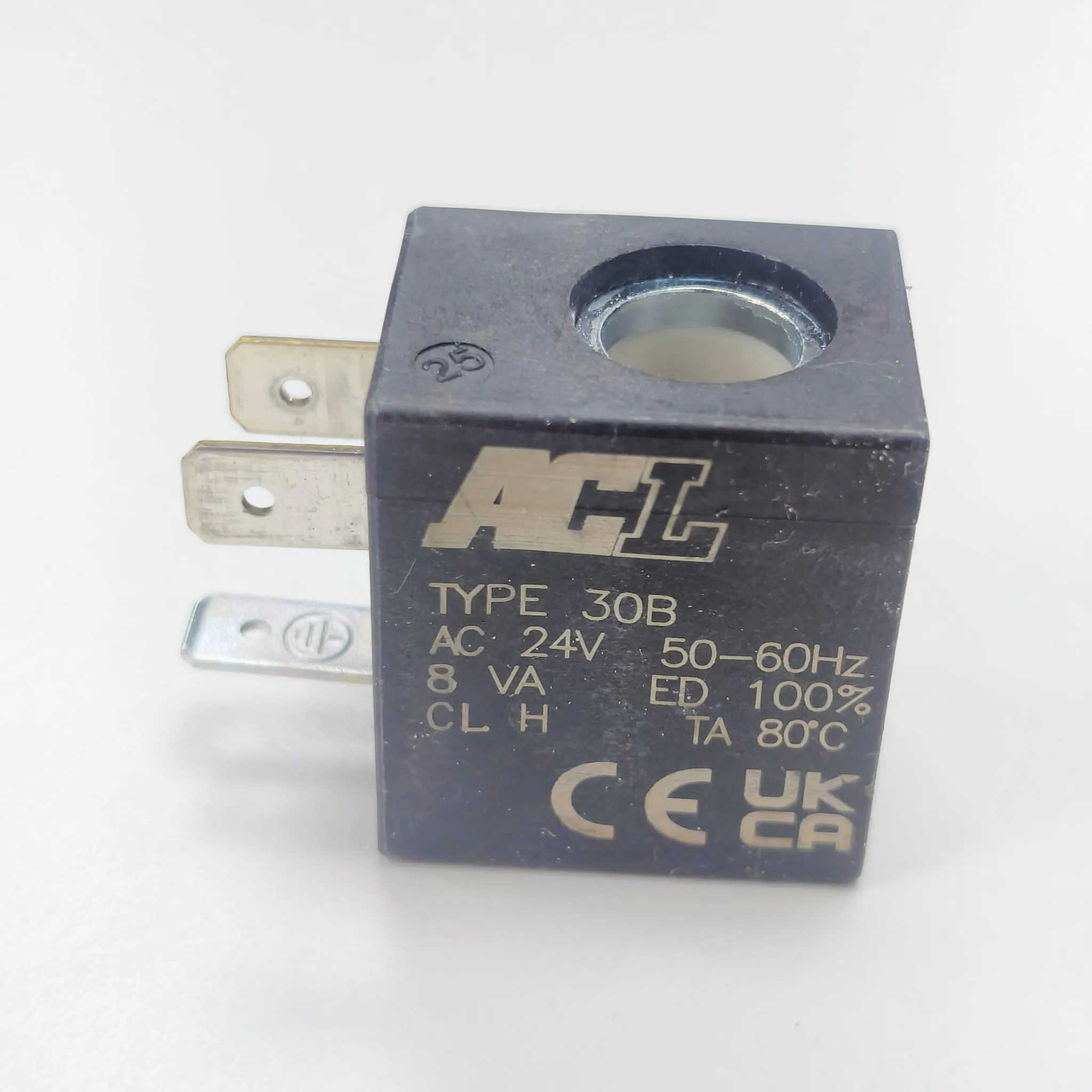 ACL Series 3 Coil with Connector, 24V AC, 50/60Hz for Solenoid Valves, 30B - image 3