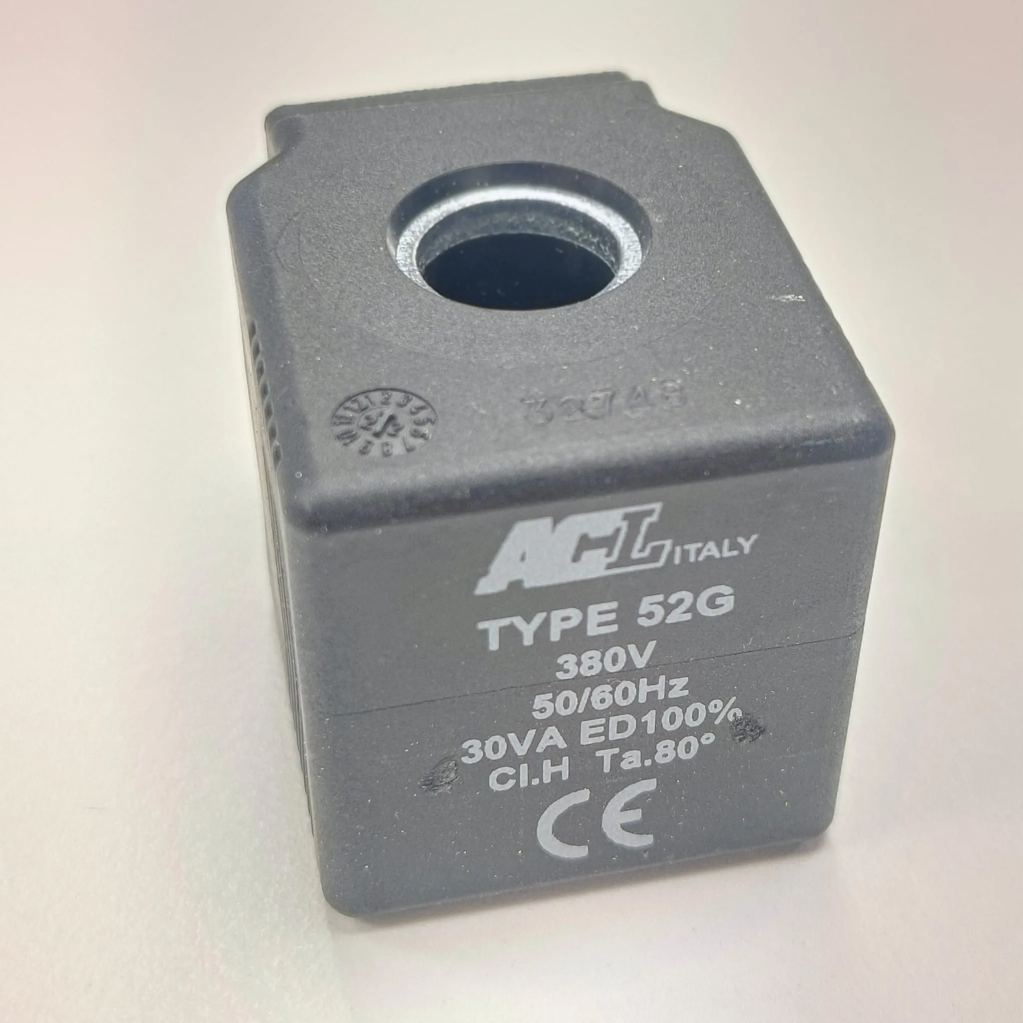 ACL Series 5 Coil with Connector, 380V AC, 50/60Hz for Solenoid Valves, 52G - image 3