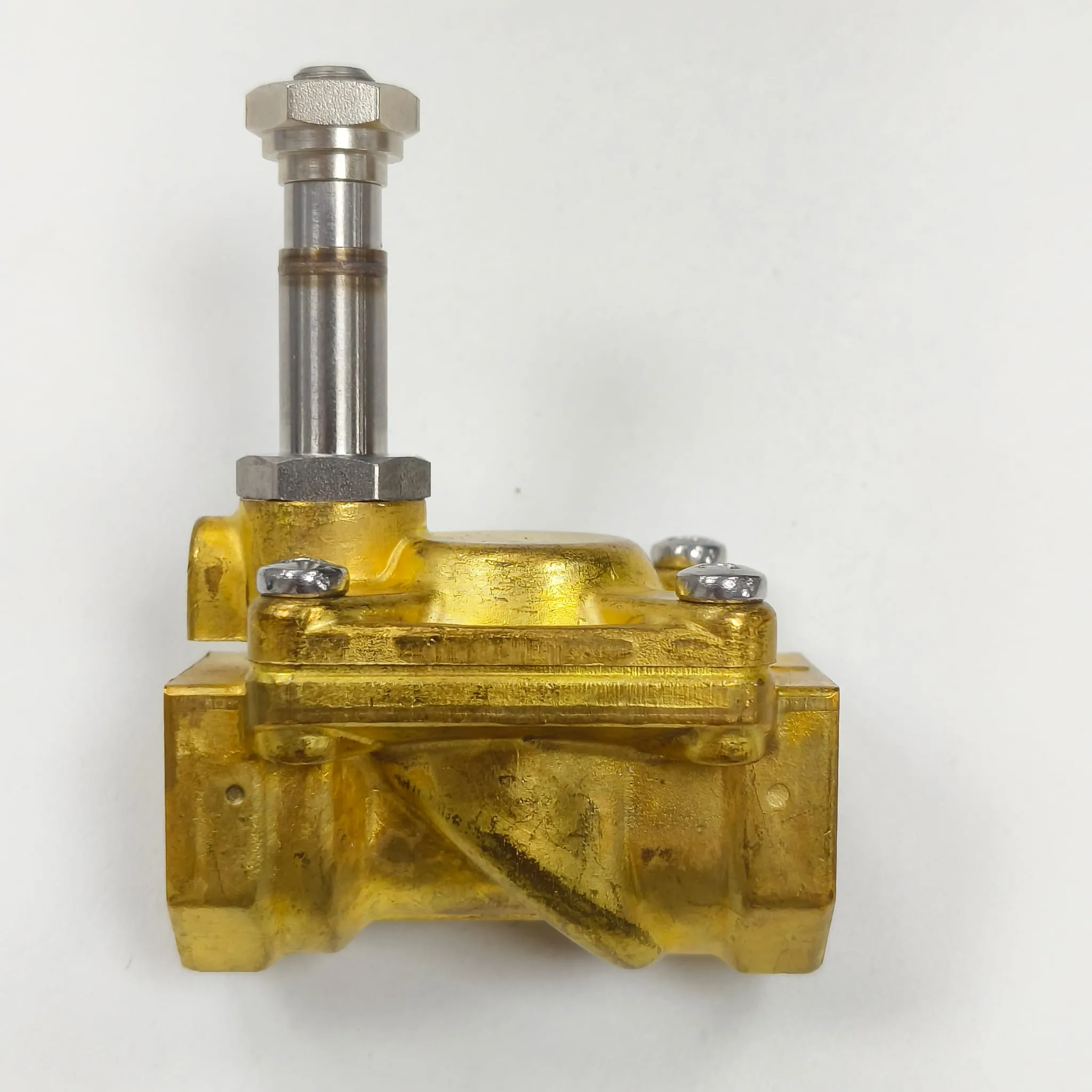 ACL 107 Series Brass Solenoid Valve, Servo-Assisted Diaphragm, 2-Way Normally Closed, FPM (Viton) Seal, G 1/2" Female BSPP Connection, E107DV12/// - image 2