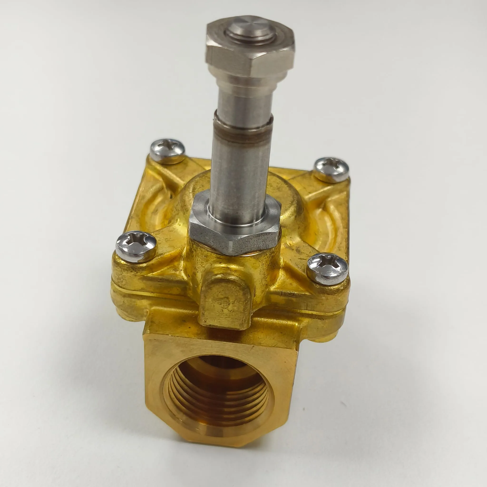 ACL 107 Series Brass Solenoid Valve, Servo-Assisted Diaphragm, 2-Way Normally Closed, FPM (Viton) Seal, G 1/2" Female BSPP Connection, E107DV12/// - image 3