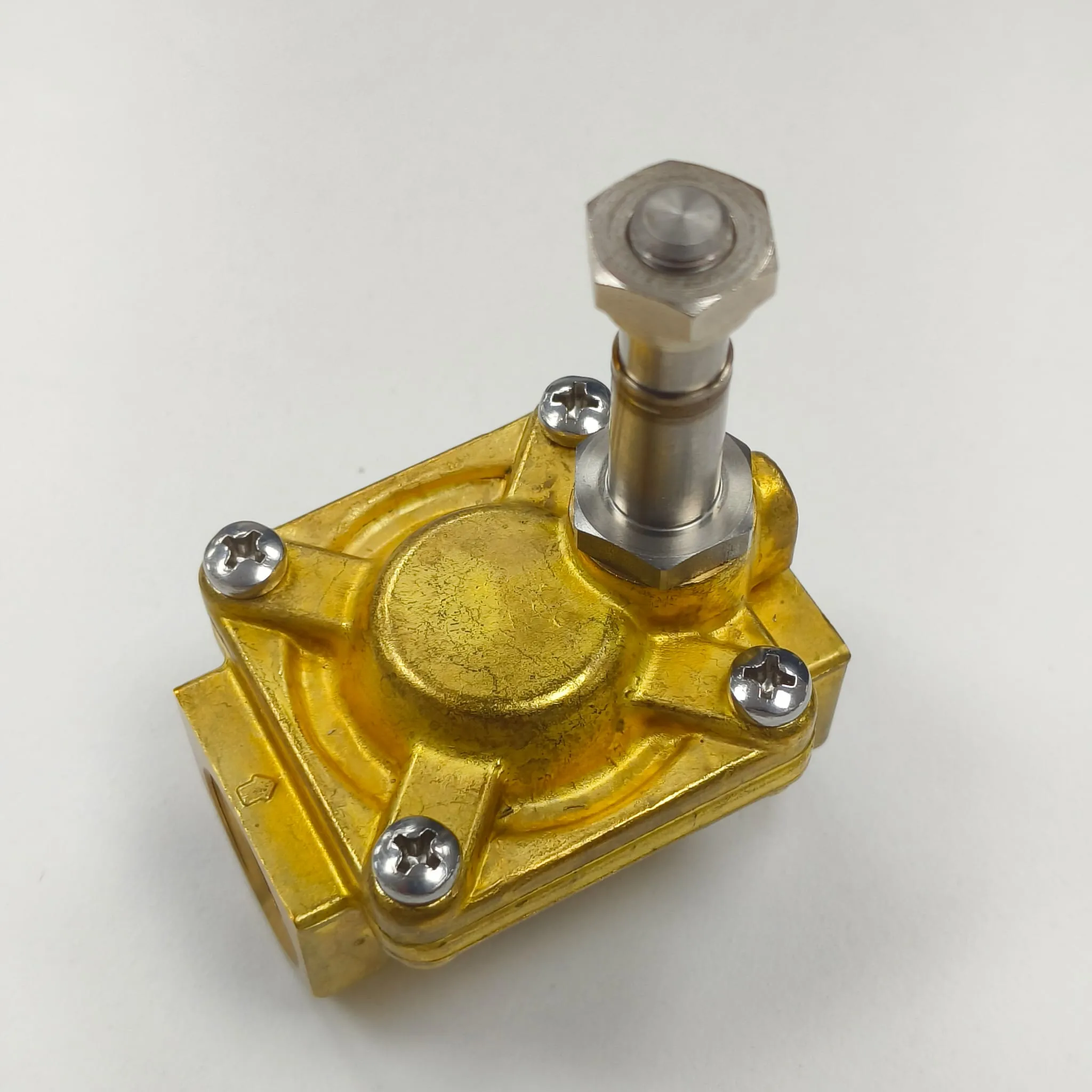 ACL 107 Series Brass Solenoid Valve, Servo-Assisted Diaphragm, 2-Way Normally Closed, FPM (Viton) Seal, G 1/2" Female BSPP Connection, E107DV12/// - image 4